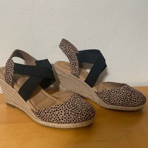 COPY - Cheetah eisspadril wedges 9